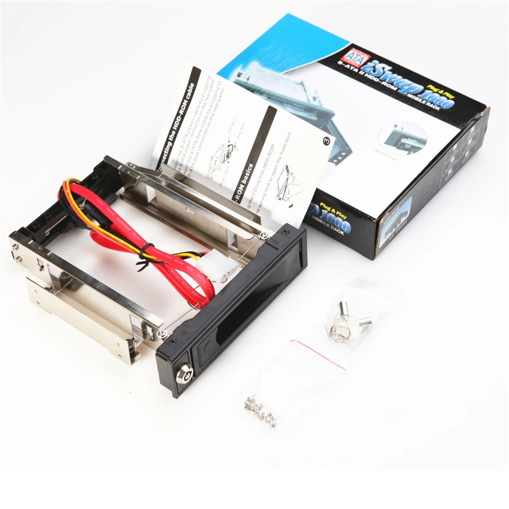 For 3.5 Inch SATA I/II/III Hard Drive Internal 5.25 Inch CD-ROM HDD Mobile Rack Mounting Bracket Frame Enclosure With SATA Cable
For 3.5 Inch SATA I/II/III Hard Drive Internal 5.25 Inch CD-ROM HDD Mobile Rack Mounting Bracket Frame Enclosure With SATA Cable