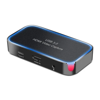 Video Grabber Recorder with Mic In Audio Out CK200 USB 3.0 HDMI Local Loop Out Dustproof Portable Carrying Decor
Video Grabber Recorder with Mic In Audio Out CK200 USB 3.0 HDMI Local Loop Out Dustproof Portable Carrying Decor
