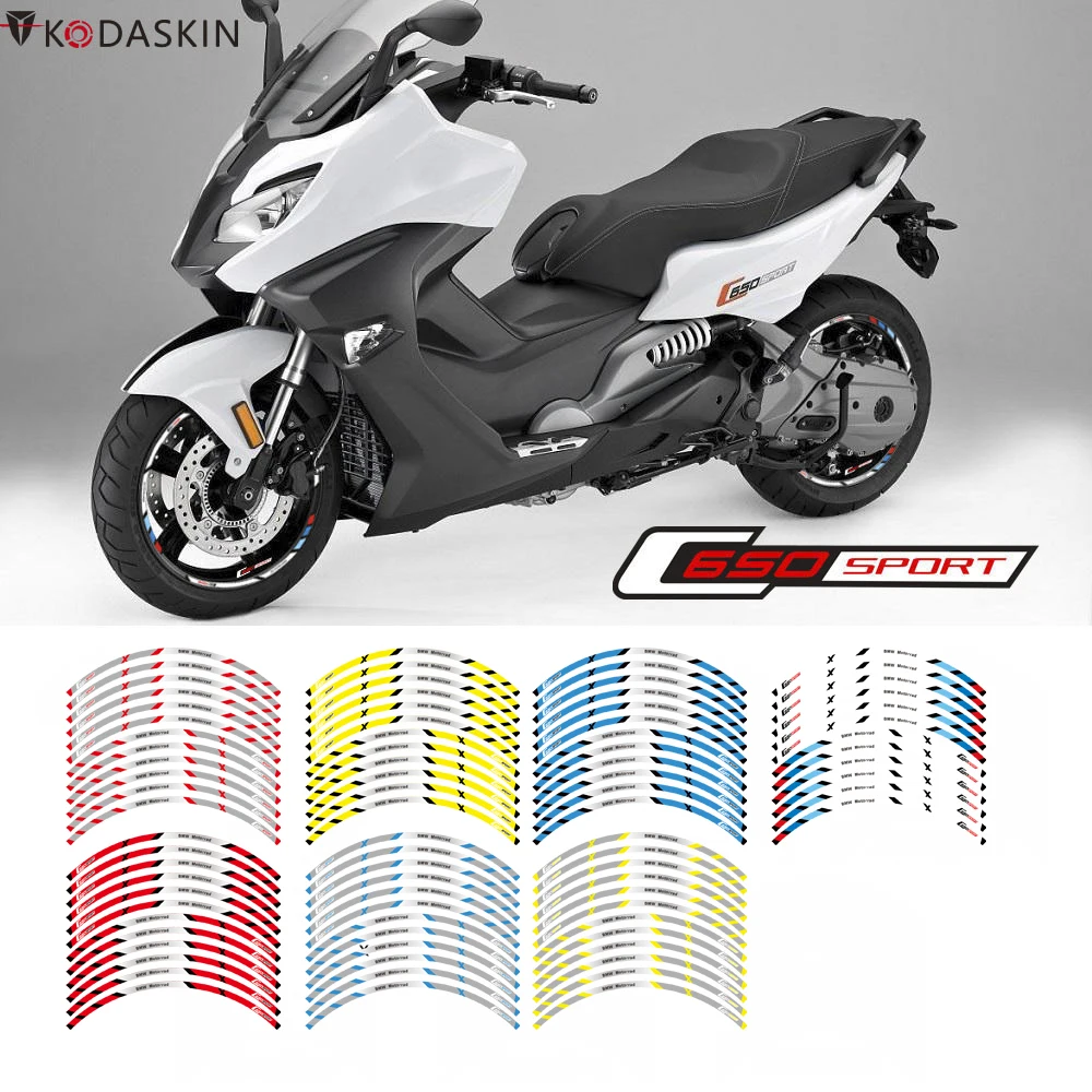 KODASKIN 2D Wheel Rim protection Waterproof Motorcycle accessories for BMW C650 sport | Автомобили и мотоциклы