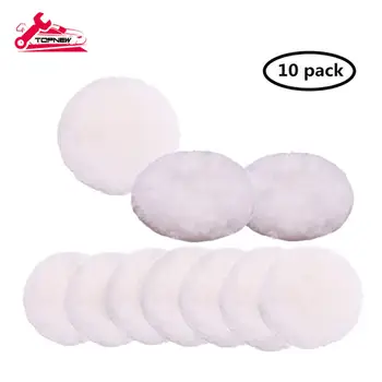 Wool Polishing Pad Soft Buffing Pads with Hook and Loop Back Wool Cutting Pad for Car, Furniture, Glass and So On Pack of 10
Wool Polishing Pad Soft Buffing Pads with Hook and Loop Back Wool Cutting Pad for Car, Furniture, Glass and So On Pack of 10