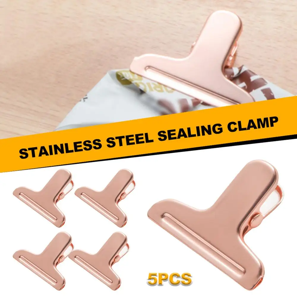 5PCS Large Gold Rose Gold Metal Clip File Paper Documents Organizer Binder Clip Tickets Photo Bill Clamps Food Sealing Clip
5PCS Large Gold Rose Gold Metal Clip File Paper Documents Organizer Binder Clip Tickets Photo Bill Clamps Food Sealing Clip