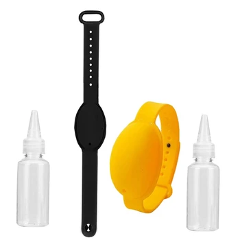 Silicone Wristband Wearable Dispensing Bracelet, Suitable for Sunsn, Face Cream, Etc. (Black and Yellow)
Silicone Wristband Wearable Dispensing Bracelet, Suitable for Sunsn, Face Cream, Etc. (Black and Yellow)