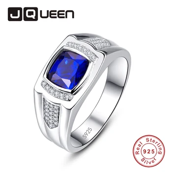 JUQEEN Pure S925 Silver Men's Ring Vintage Sapphire Stone White CZ Rings Engagement Wedding Male Fineine Jewelry 8/9/10/11/12/13
JUQEEN Pure S925 Silver Men's Ring Vintage Sapphire Stone White CZ Rings Engagement Wedding Male Fineine Jewelry 8/9/10/11/12/13