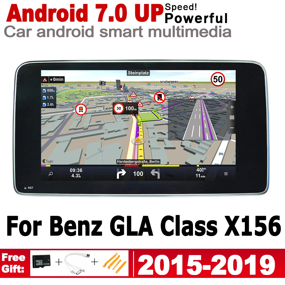 Android 7 0 up IPS Автомобильный плеер для Mercedes Benz GLA Class X156 2015 ~ 2019 NTG оригинальный стиль