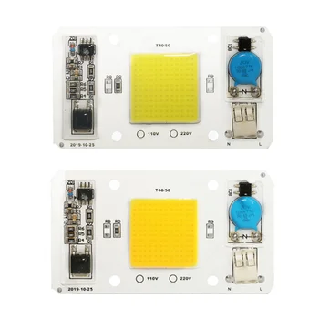 AC110V/220V 50W Dimmable LED COB Lamp Chip 50W white/warm white Input Smart IC Driver Fit For DIY LED Floodlight Spotlight LED
AC110V/220V 50W Dimmable LED COB Lamp Chip 50W white/warm white Input Smart IC Driver Fit For DIY LED Floodlight Spotlight LED