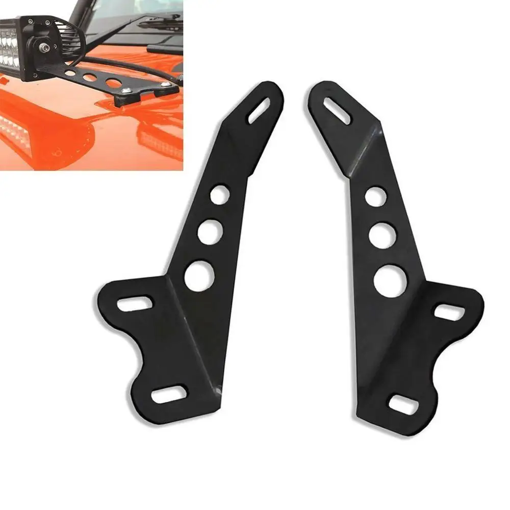 For Jeep Work Light Bar Windshield Hood Mounts Bracket Kit For 20"-22" LED Light Bar For Jeep Wrangler JK 2007-2017 years
For Jeep Work Light Bar Windshield Hood Mounts Bracket Kit For 20"-22" LED Light Bar For Jeep Wrangler JK 2007-2017 years
