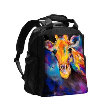 Pastel Painting Of Giraffe Mummy Maternity Baby Diaper Bag Large Capacity Backpack Organizer
Pastel Painting Of Giraffe Mummy Maternity Baby Diaper Bag Large Capacity Backpack Organizer