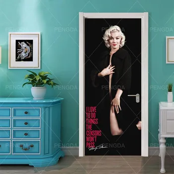 Printed Art Door Sticker DIY Renovation Mural Waterproof Sexy Fashion Figure Marilyn Monroe Picture Self Adhesive New Home Decor
Printed Art Door Sticker DIY Renovation Mural Waterproof Sexy Fashion Figure Marilyn Monroe Picture Self Adhesive New Home Decor