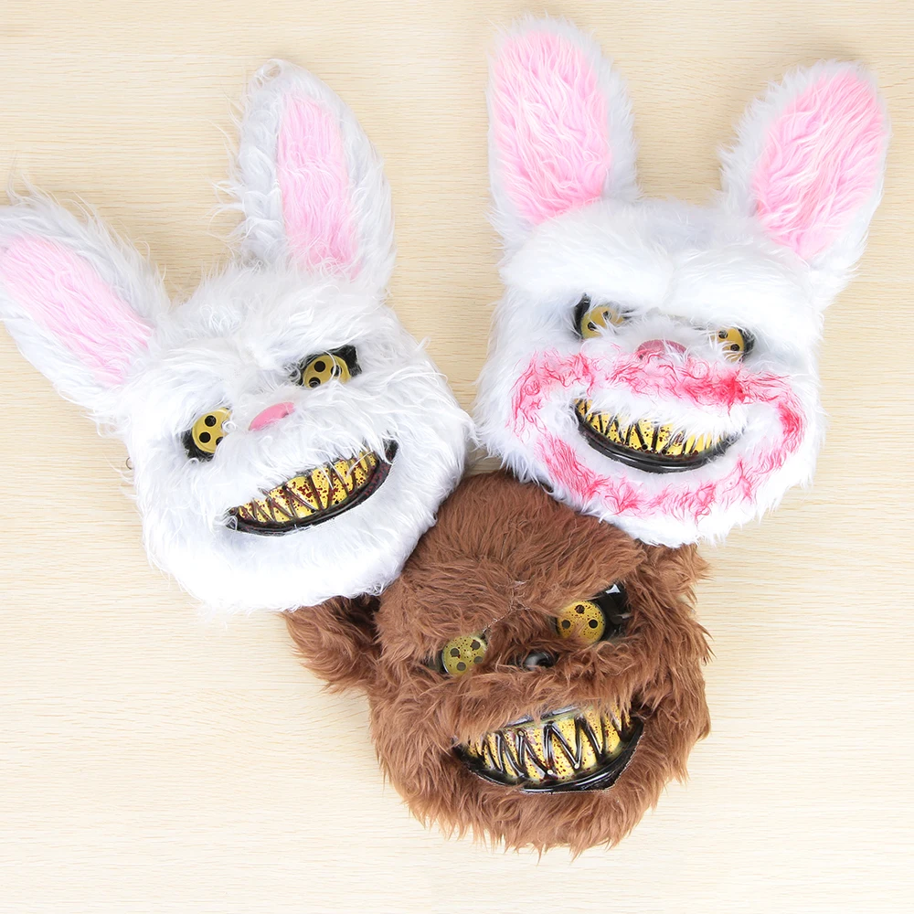 Halloween Horror Masks Evil Bloody Rabbit Mask Halloween White Bunny Mask Masquerade Party Cosplay Scary Mask Kids Adults Gift
Halloween Horror Masks Evil Bloody Rabbit Mask Halloween White Bunny Mask Masquerade Party Cosplay Scary Mask Kids Adults Gift