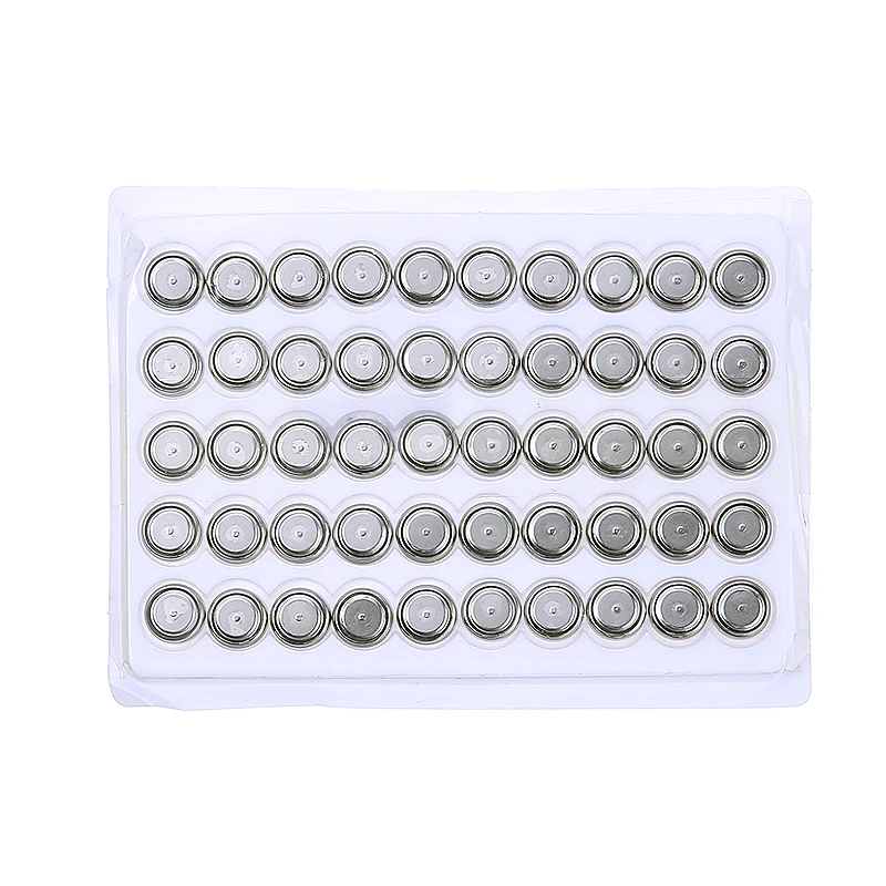 

50pcs AG10 LR54 LR1130 390 189 389A 389 1.5V Button Coin Cell Battery For Toys Clocks Watches Calculators Computers