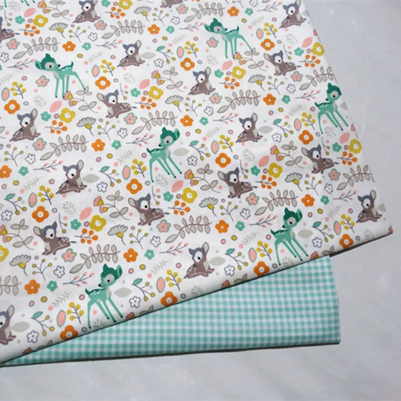 Quilting Twill Cotton Fabric Sewing Children 's Bedding Cotton Fabric DIY Crafts Household Supply Printing Deer Breathable
Quilting Twill Cotton Fabric Sewing Children 's Bedding Cotton Fabric DIY Crafts Household Supply Printing Deer Breathable
