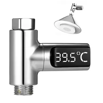 LED Display Water Shower Thermometer Self-Generating Electricity Water Temperature Monitor Energy Smart Meter thermometer
LED Display Water Shower Thermometer Self-Generating Electricity Water Temperature Monitor Energy Smart Meter thermometer