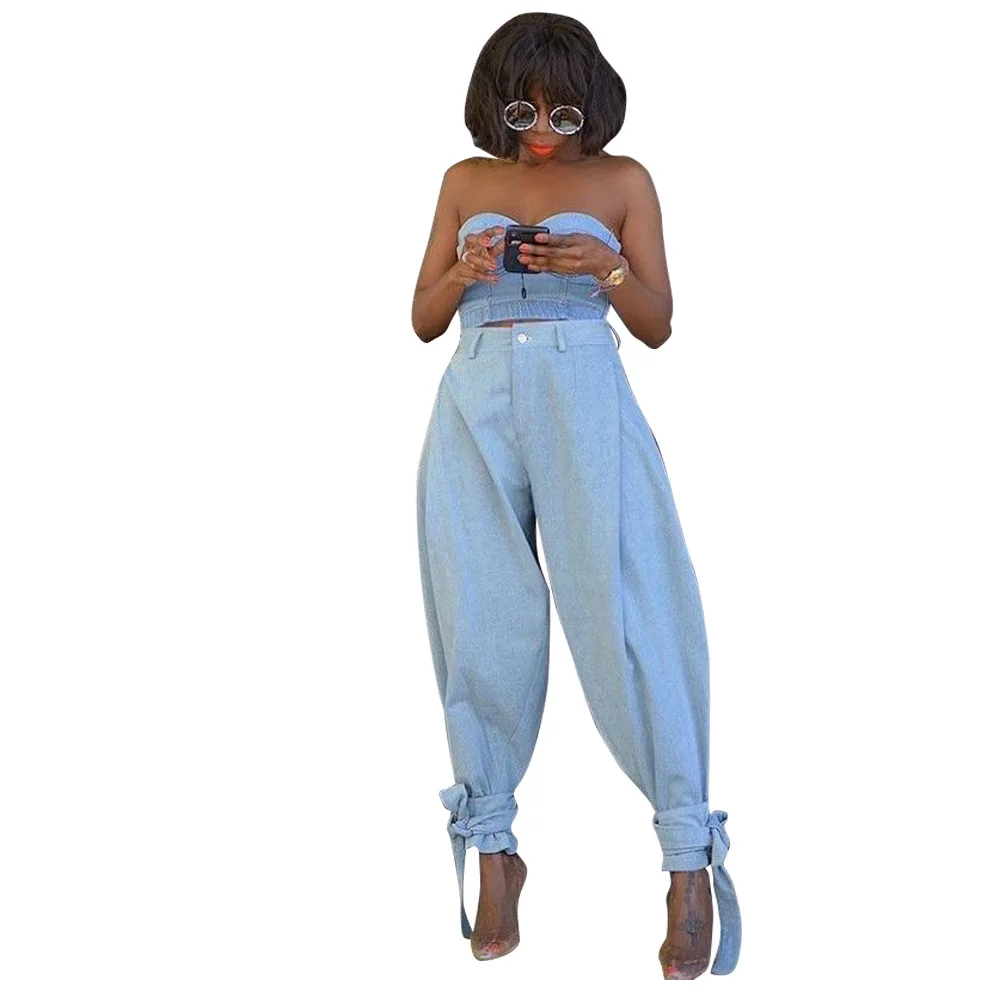 Jeans Solid Color Loose Button Bandage Mid-Waist Women Wide-Leg Trousers 2020 Autumn New Style Fashion Streetwear
Jeans Solid Color Loose Button Bandage Mid-Waist Women Wide-Leg Trousers 2020 Autumn New Style Fashion Streetwear