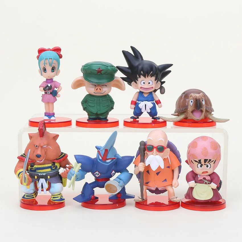 8pcs/set Dragon Ball Z Action Figure Son Goku Freeza Vegeta Bulma Chichi Master PVC Model Japanese Anime Figure Dragonball toys
8pcs/set Dragon Ball Z Action Figure Son Goku Freeza Vegeta Bulma Chichi Master PVC Model Japanese Anime Figure Dragonball toys