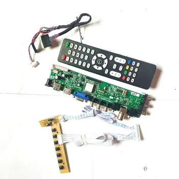 Fit N134B6-L01/L02/L03/L04 screen 40 pin LVDS AV HDMI VGA USB DVB upgrade 1366*768 3663 TV digital LCD Controller board DIY Kit
Fit N134B6-L01/L02/L03/L04 screen 40 pin LVDS AV HDMI VGA USB DVB upgrade 1366*768 3663 TV digital LCD Controller board DIY Kit