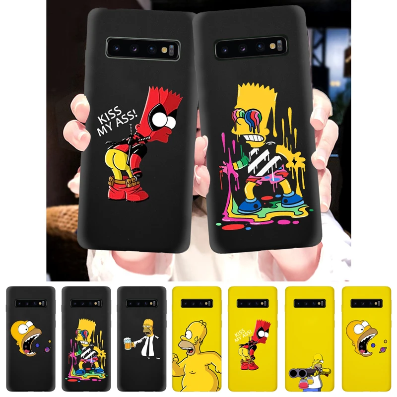 Bart Simpson Case for Samsung Galaxy S10 S9 S8 S7 S6 Plus Phone Silicone Cover Soft Back Smart Coque Homer J.Simpson 
Bart Simpson Case for Samsung Galaxy S10 S9 S8 S7 S6 Plus Phone Silicone Cover Soft Back Smart Coque Homer J.Simpson