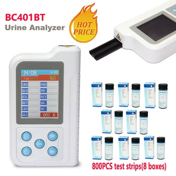 BC401BT Handheld Micro USB Bluetooth Digital Urine Analyzer BC401 2.4'' LCD Urine Tester Machine 11 Parameters Test Strips
BC401BT Handheld Micro USB Bluetooth Digital Urine Analyzer BC401 2.4'' LCD Urine Tester Machine 11 Parameters Test Strips