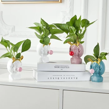 1PC Flower Pot Chic Girl Head Succulent Flower Pot Holder Garden Planter Flowers Container
1PC Flower Pot Chic Girl Head Succulent Flower Pot Holder Garden Planter Flowers Container
