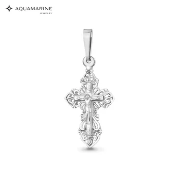 Cross Orthodox AQUAMARINE without inserts Silver 925
Cross Orthodox AQUAMARINE without inserts Silver 925