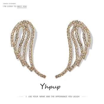 Yhpup New Design Wing Stud Earrings Luxury Rhinestone Jewelry Exquisite Geometric Copper Earrings for Women Party Gala Gift 2020
Yhpup New Design Wing Stud Earrings Luxury Rhinestone Jewelry Exquisite Geometric Copper Earrings for Women Party Gala Gift 2020
