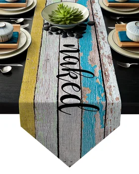 Get Naket Vintage Wooden Board Texture Table Runner Table Flag Home Party Decorative Tablecloth Table Runners
Get Naket Vintage Wooden Board Texture Table Runner Table Flag Home Party Decorative Tablecloth Table Runners