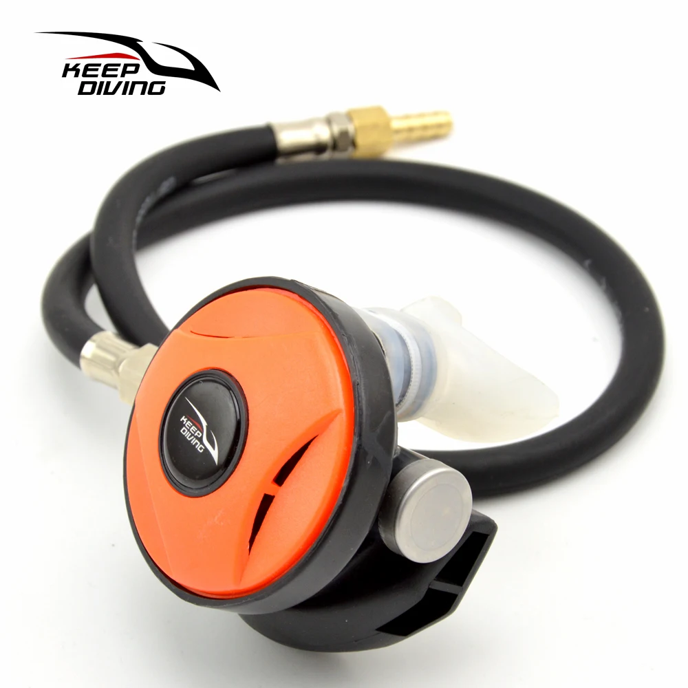 KEEP DIVING Scuba Diving Second Stage with Brass Connector Low Pressure Breathing Regulator Unadjustable Air Intake
KEEP DIVING Scuba Diving Second Stage with Brass Connector Low Pressure Breathing Regulator Unadjustable Air Intake