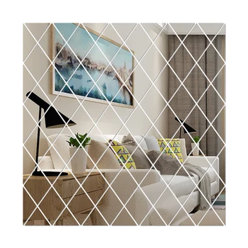 Diamond Spliced Mirror Stickers Self Adhesive Removable Acrylic Mirror Sheets Wall Decals For Home Art Room Bedroom Background
Diamond Spliced Mirror Stickers Self Adhesive Removable Acrylic Mirror Sheets Wall Decals For Home Art Room Bedroom Background
