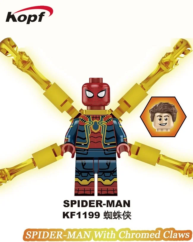 Building Blocks Far From Home Peter Park Mysterio Nick Furry Figures Bricks Spider Man Chromed Claws Action Children Toys KF1199
Building Blocks Far From Home Peter Park Mysterio Nick Furry Figures Bricks Spider Man Chromed Claws Action Children Toys KF1199