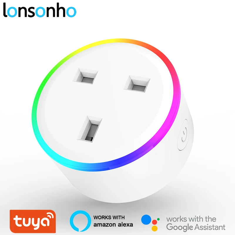 Lonsonho WiFi Smart Plug Smart Socket Tuya Smart Life App Type G UK 10A with Night Light Compatible Google Home Mini Alexa
Lonsonho WiFi Smart Plug Smart Socket Tuya Smart Life App Type G UK 10A with Night Light Compatible Google Home Mini Alexa