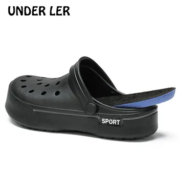 New Men Sandals Crocks Summer Hole Shoes Crok Rubber Clogs Men EVA Unisex Garden Shoes Black Crocse Beach Flat Sandals Slippers
New Men Sandals Crocks Summer Hole Shoes Crok Rubber Clogs Men EVA Unisex Garden Shoes Black Crocse Beach Flat Sandals Slippers