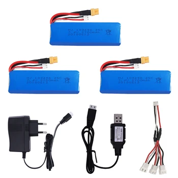 Upgrade 7.4V 2700mAh Lipo Battery and Charger set for MJX Bugs 3 B3 RC Quadcopter Spare Parts 7.4 V 2S 25C Rechargeable Battery
Upgrade 7.4V 2700mAh Lipo Battery and Charger set for MJX Bugs 3 B3 RC Quadcopter Spare Parts 7.4 V 2S 25C Rechargeable Battery
