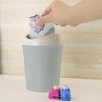 Office Desktop Mini Waste Bin Plastic Kitchen Trash Can Garbage Barrel with Rolling Cover Storage Cleaning Accessories
Office Desktop Mini Waste Bin Plastic Kitchen Trash Can Garbage Barrel with Rolling Cover Storage Cleaning Accessories