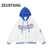 Zeusntang Fashion Jackets Harajuku Streetwear Letter Embroidered Standard Loose Coats Hip Hop Casual Tops
Zeusntang Fashion Jackets Harajuku Streetwear Letter Embroidered Standard Loose Coats Hip Hop Casual Tops