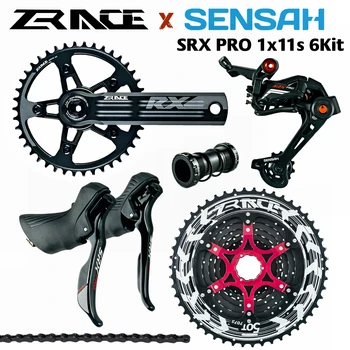 SENSAH SRX PRO 1x11 Speed, 11s Road Groupset, R/L Shifter + Rear Derailleurs + ZRACE ALPHA , gravel-bikes Cyclo-Cross NEW 
SENSAH SRX PRO 1x11 Speed, 11s Road Groupset, R/L Shifter + Rear Derailleurs + ZRACE ALPHA , gravel-bikes Cyclo-Cross NEW