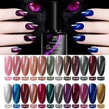 Магнит Гель-лак для ногтей 3D эффект кошачьих глаз УФ-гель для ногтей замочить 36 цветов Хамелеон для использования с магнитом гель-лаки маник...(China)