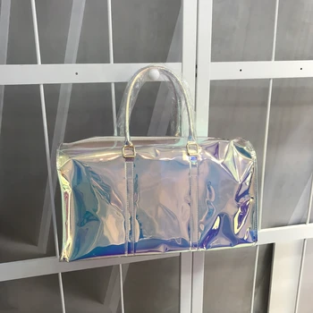 Quality Travel Large Capacity Bag 2020 New Laser Fitness Luggage Bag Messenger Unisex Transparent Colorful Bag Channels GG
Quality Travel Large Capacity Bag 2020 New Laser Fitness Luggage Bag Messenger Unisex Transparent Colorful Bag Channels GG