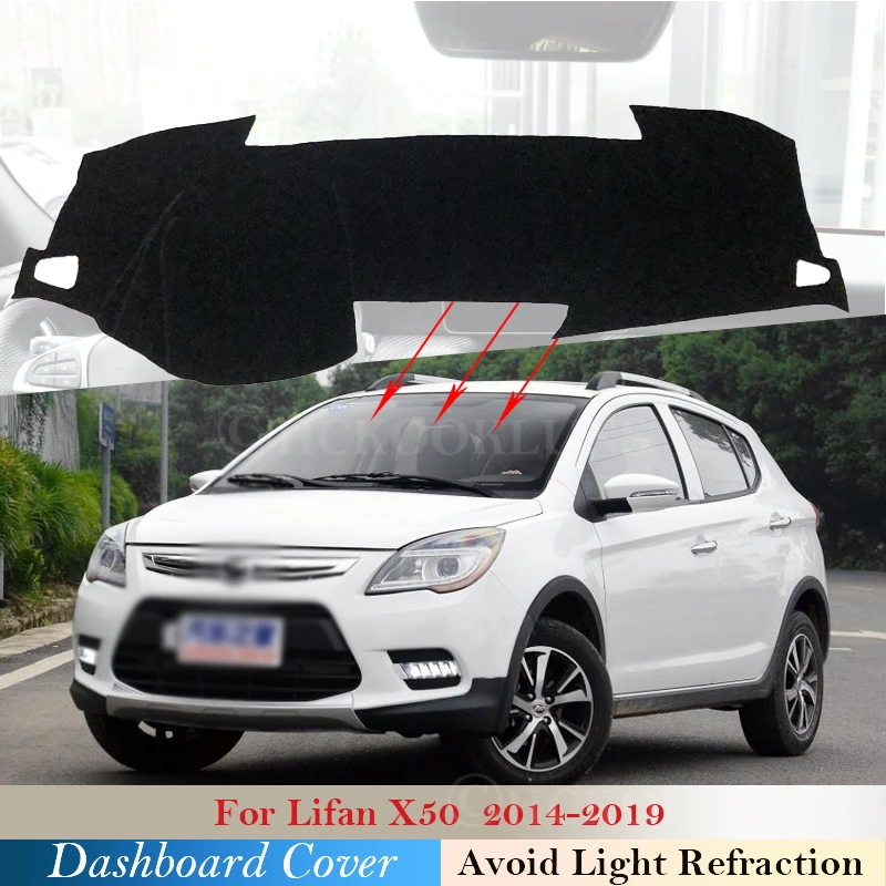 Dashboard Cover Protective Pad for Lifan X50 2014 2015 2016 2017 2018 2019 Sunshade Carpet Car Accessories X50
Dashboard Cover Protective Pad for Lifan X50 2014 2015 2016 2017 2018 2019 Sunshade Carpet Car Accessories X50