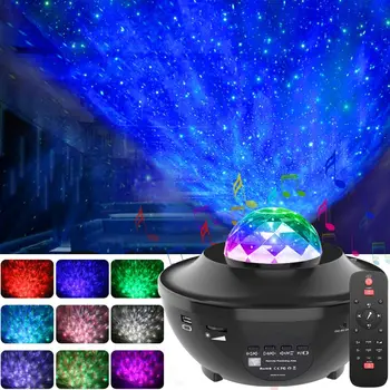 Colorful Starry Sky Projector Blueteeth USB Voice Control Music Player LED Night Light USB Charging Projection Lamp Kids Gift
Colorful Starry Sky Projector Blueteeth USB Voice Control Music Player LED Night Light USB Charging Projection Lamp Kids Gift