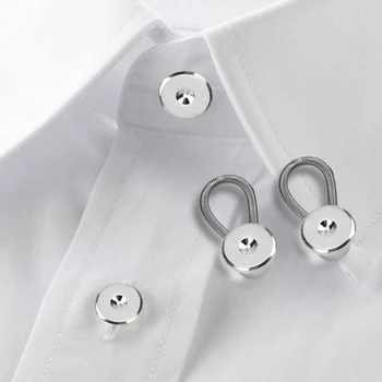 Collar Extender / Neck Extender / Magic Button 1/2 Size Men's Formal Shirt, 5 + 1 Pack, 3/8 Inch
Collar Extender / Neck Extender / Magic Button 1/2 Size Men's Formal Shirt, 5 + 1 Pack, 3/8 Inch