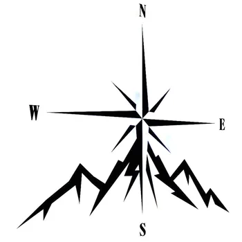 Car Sticker Fashion NSWE Compass Rose Navigation 4x4 Off-road Vehicle Sticker PVC Decal Creative Black/White, 13cm*12cm
Car Sticker Fashion NSWE Compass Rose Navigation 4x4 Off-road Vehicle Sticker PVC Decal Creative Black/White, 13cm*12cm