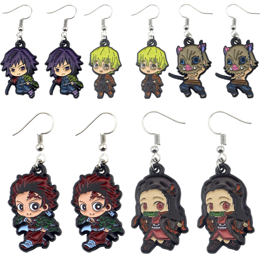 Japan Anime Acrylic keychain Demon Slayer Kimetsu no Yaiba Blade of Ghost Vintage Earring For Women Girl Cosplay Jewelry Gift
Japan Anime Acrylic keychain Demon Slayer Kimetsu no Yaiba Blade of Ghost Vintage Earring For Women Girl Cosplay Jewelry Gift