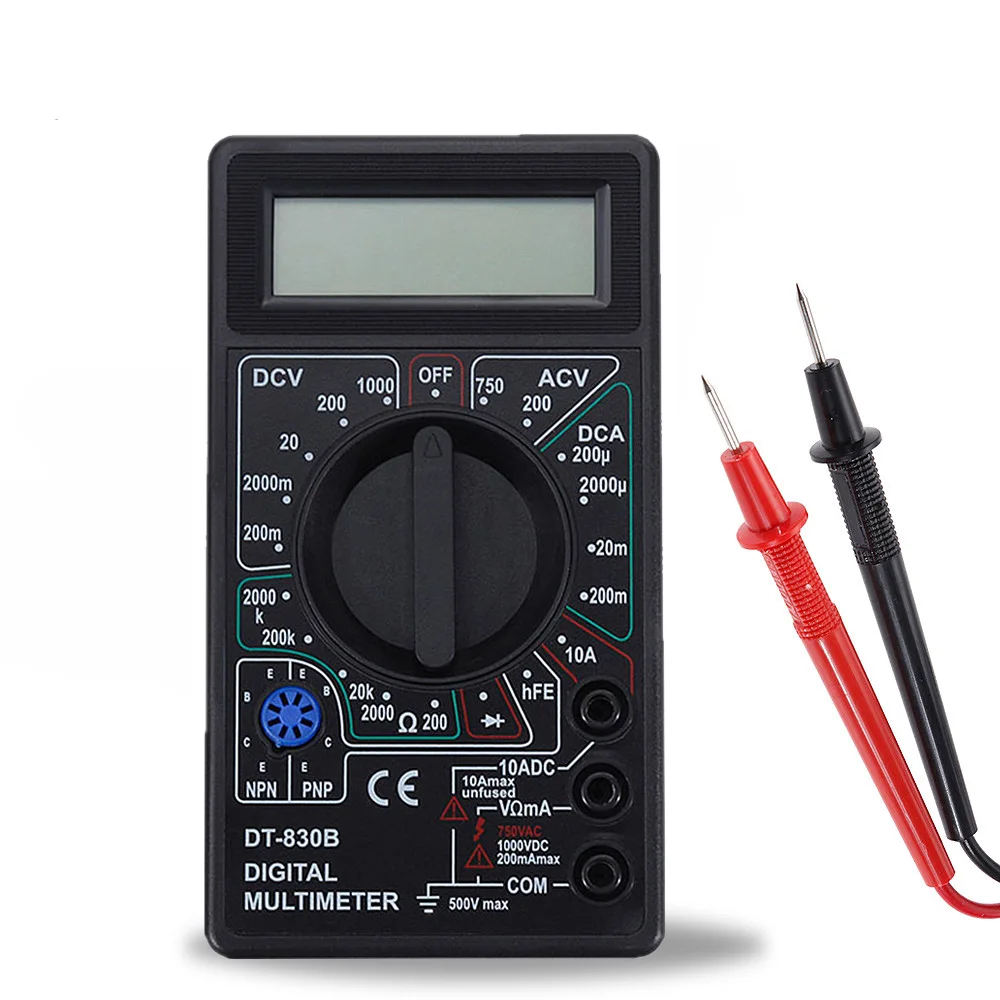 2 Color LCD Digital Multimeter AC/DC 750/1000V Mini probe For Voltmeter Ammeter Ohm Tester Meter | Инструменты