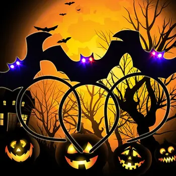 1Pc/5Pcs Adult Kids Halloween Luminous Headband Black Bat Hair Hoop Party Decor
1Pc/5Pcs Adult Kids Halloween Luminous Headband Black Bat Hair Hoop Party Decor