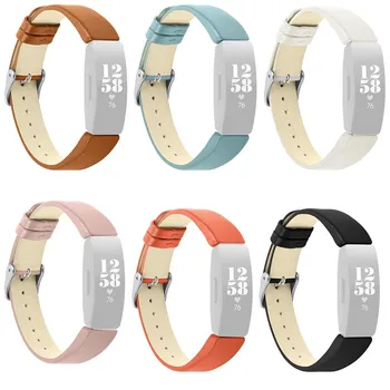 40# Replacement Leather Watch Bands Wrist Strap For Fitbit Inspire/inspire Smart Watch Adjustable Solid Color Watchband
40# Replacement Leather Watch Bands Wrist Strap For Fitbit Inspire/inspire Smart Watch Adjustable Solid Color Watchband