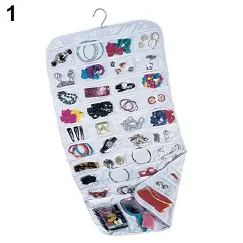 80 Pockets 2 Side Hanging Jewelry Accessories Organizer Closet Clear Storage Bag New
80 Pockets 2 Side Hanging Jewelry Accessories Organizer Closet Clear Storage Bag New