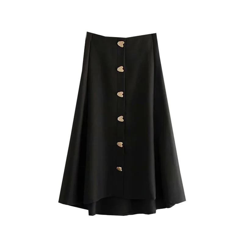 French Non-mainstream Design Black And White with Pattern High-waisted Heart Buckle CHIC Versatile Business Dress WOMEN'S Dress
French Non-mainstream Design Black And White with Pattern High-waisted Heart Buckle CHIC Versatile Business Dress WOMEN'S Dress
