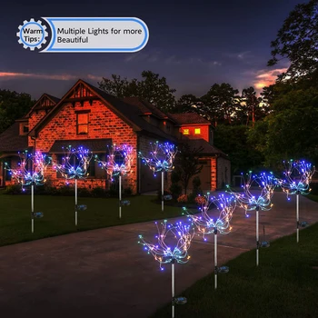Solar Garden Decorative Lights String Landscape Light-DIY Flowers Fireworks Trees for Walkway Patio Lawn 2 Pack
Solar Garden Decorative Lights String Landscape Light-DIY Flowers Fireworks Trees for Walkway Patio Lawn 2 Pack