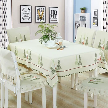 Dining Table Cover Set Nordic Rectangular Table Cloth Chair Covers Cushion Embroidery Tablecloth for Wedding Party Xmas
Dining Table Cover Set Nordic Rectangular Table Cloth Chair Covers Cushion Embroidery Tablecloth for Wedding Party Xmas