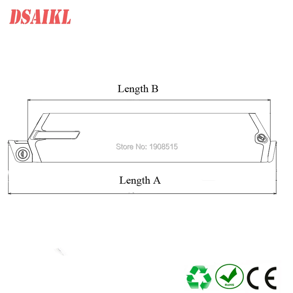 Cheap Reention Dorado ebike hidden battery pack 48V 10.4Ah 11.6Ah 12.8Ah 14Ah lithium battery pack with professional 54.6V 2A charger 5