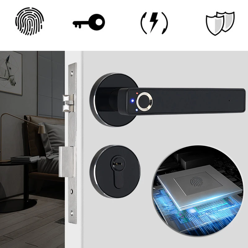 Electronic Digital Fingerprint Door Lock Smart Security Entry Keyless Lock Tool
Electronic Digital Fingerprint Door Lock Smart Security Entry Keyless Lock Tool